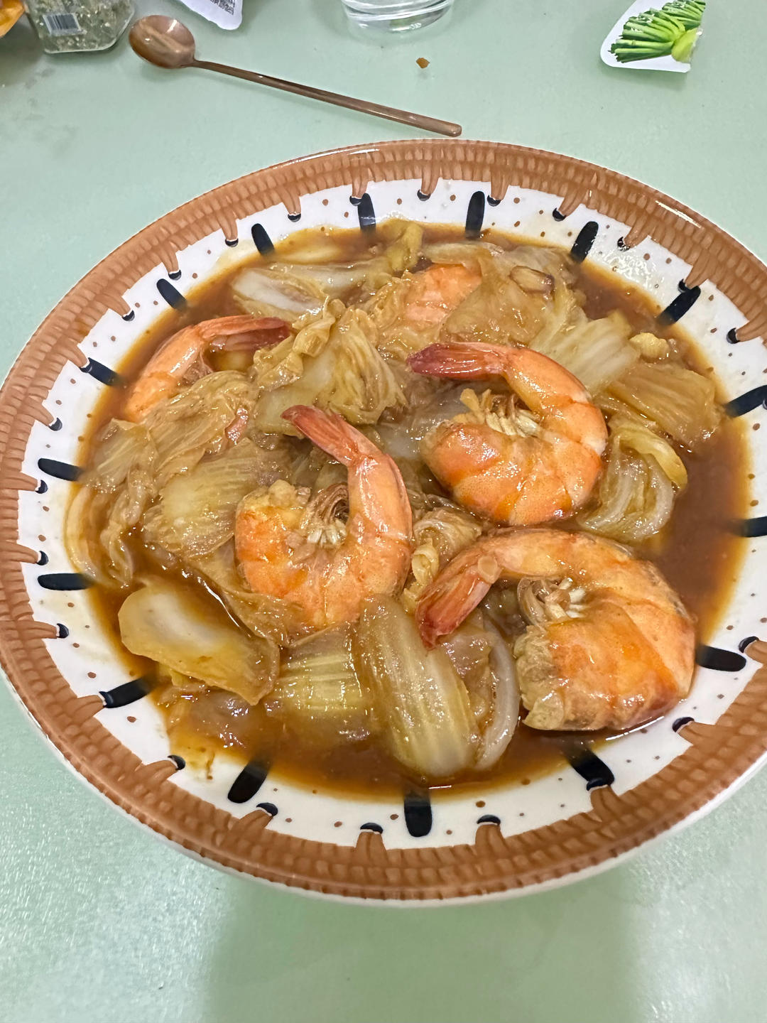大虾烧白菜（隋卞版）