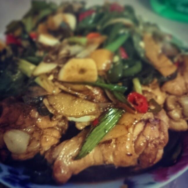 小炒鸡翅根