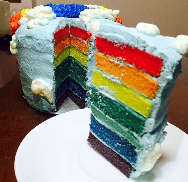 彩虹蛋糕