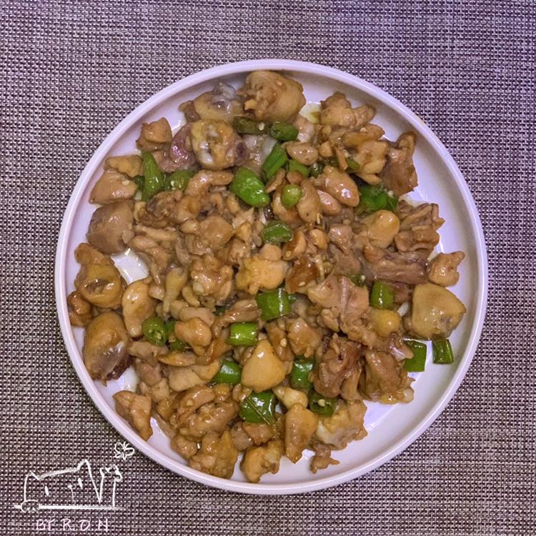 老丁的私房菜-尖椒鸡