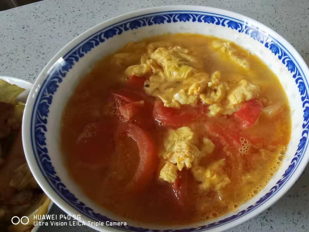 不一样的西红柿鸡蛋汤的做法