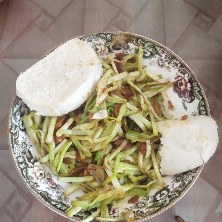 妈妈的味道 肉炒蒜黄