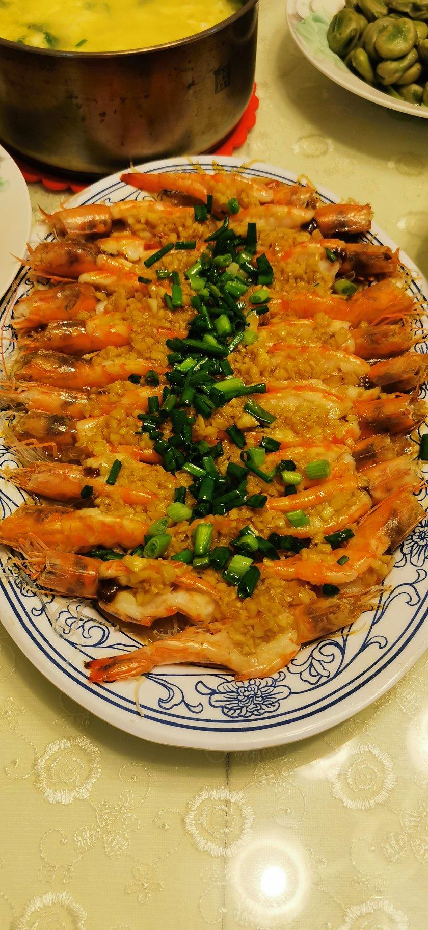 蒜蓉粉丝蒸虾