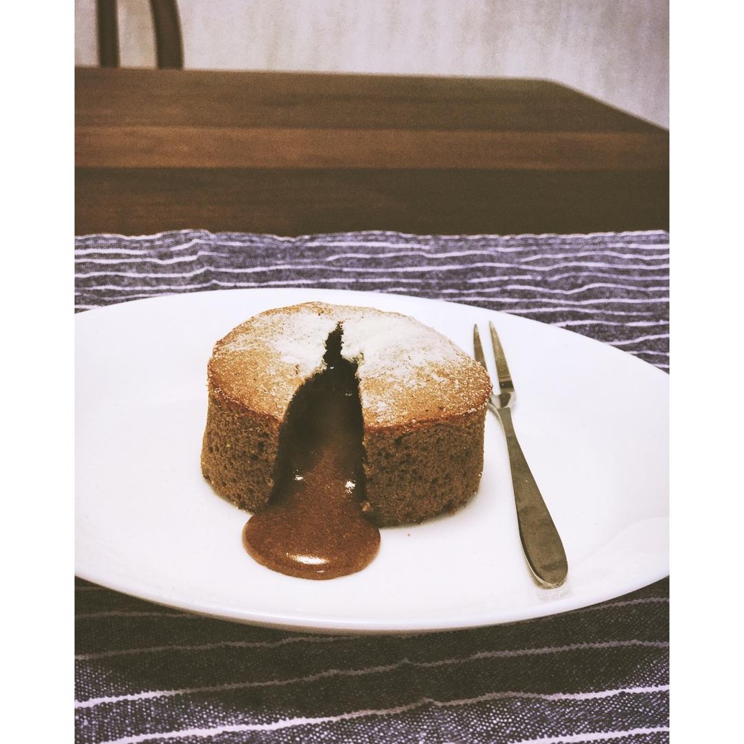 巧克力熔岩蛋糕(全图文超简单)