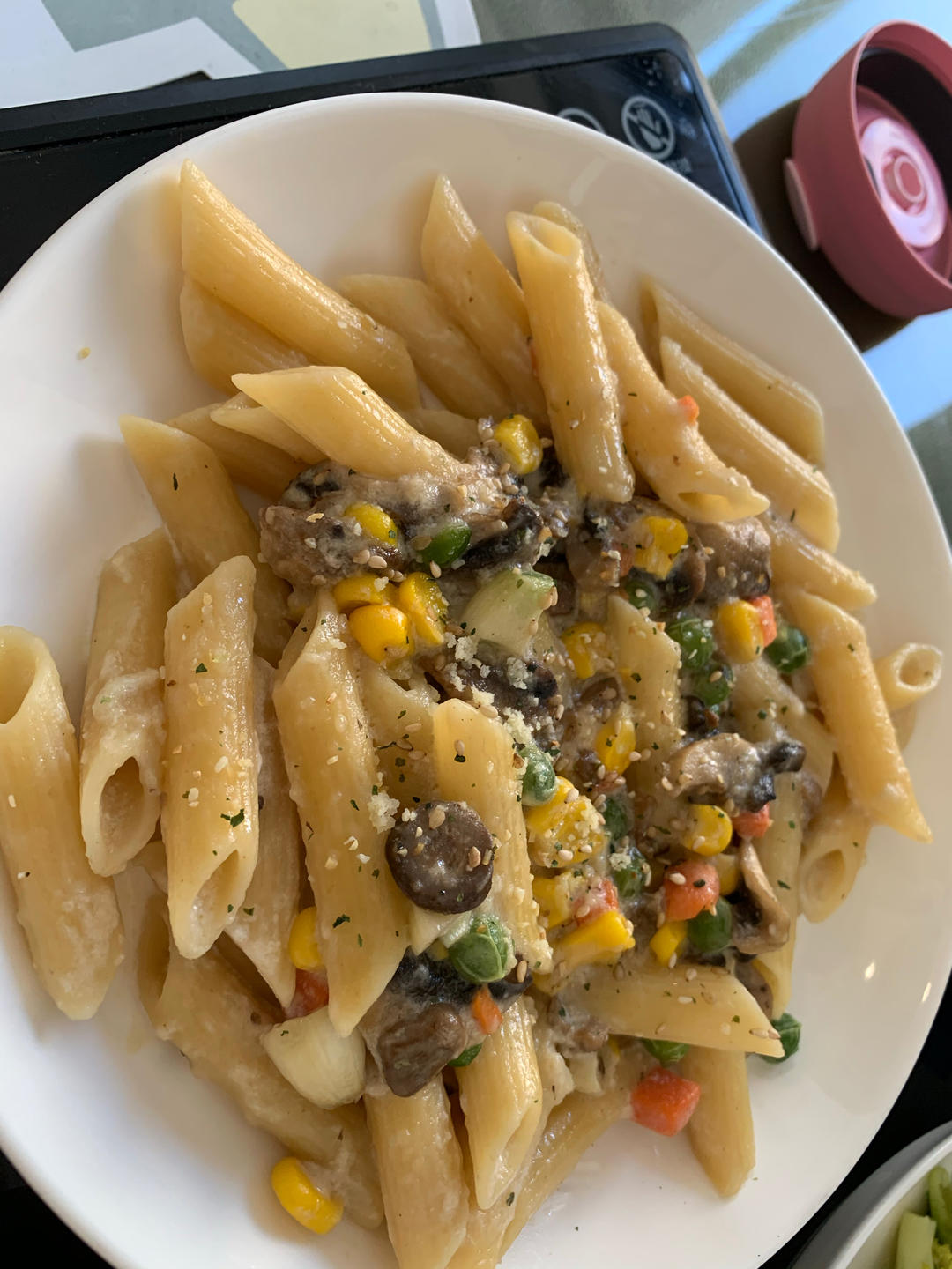 口蘑通心粉 快手版