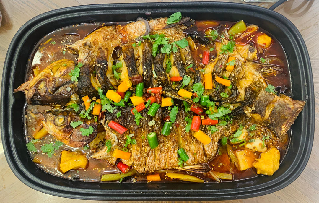 不输给饭店的麻辣烤鱼（不需要料包哦）