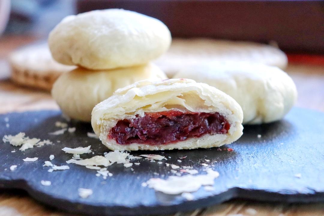 玫瑰鲜花饼【附玫瑰酱的做法】