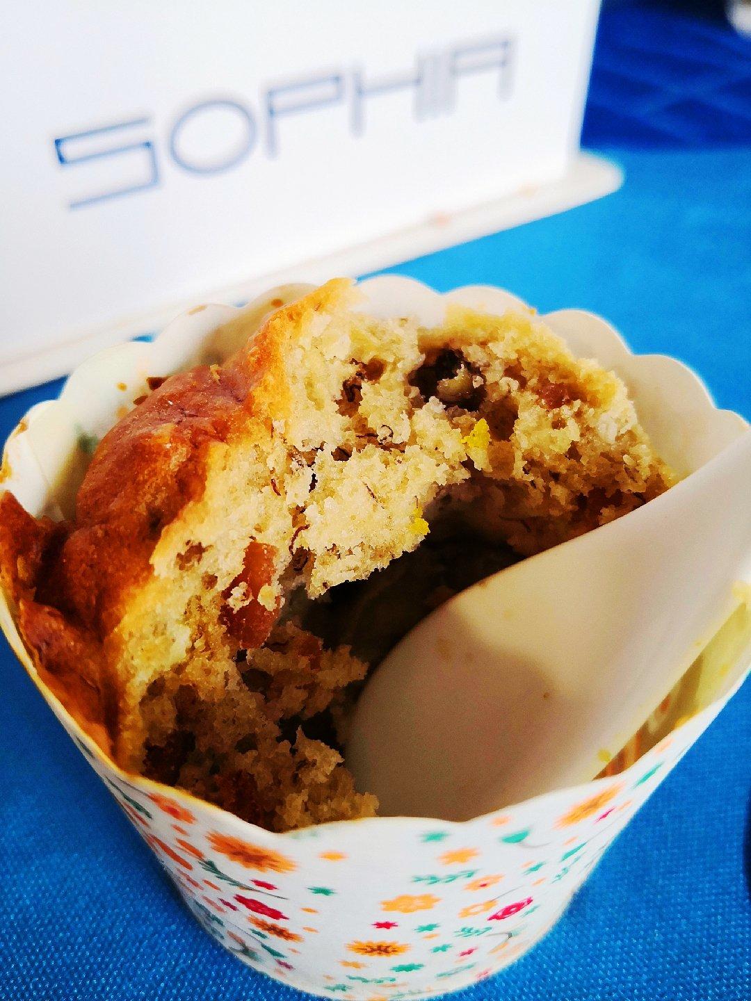 无糖海盐香蕉夹心花生酱燕麦快手马芬【健康主食】