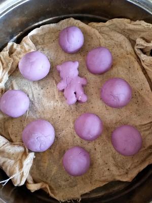 宝宝紫薯小馒头的做法 步骤5