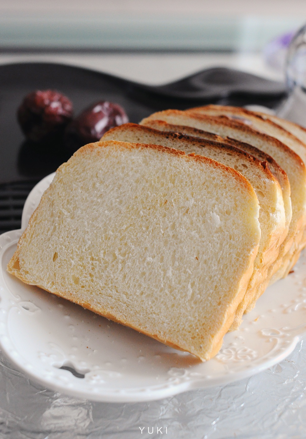 yuki小岳做的奶香吐司