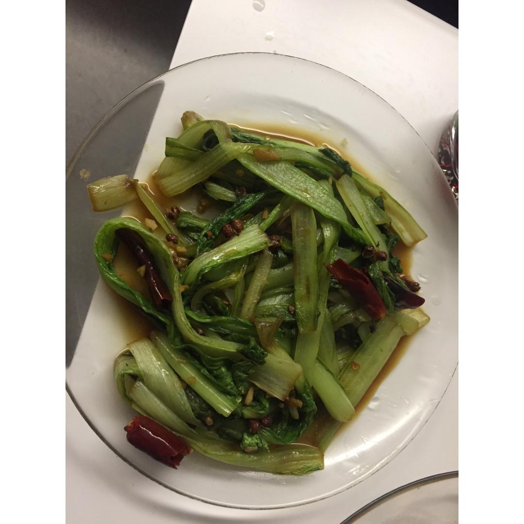炝炒小白菜