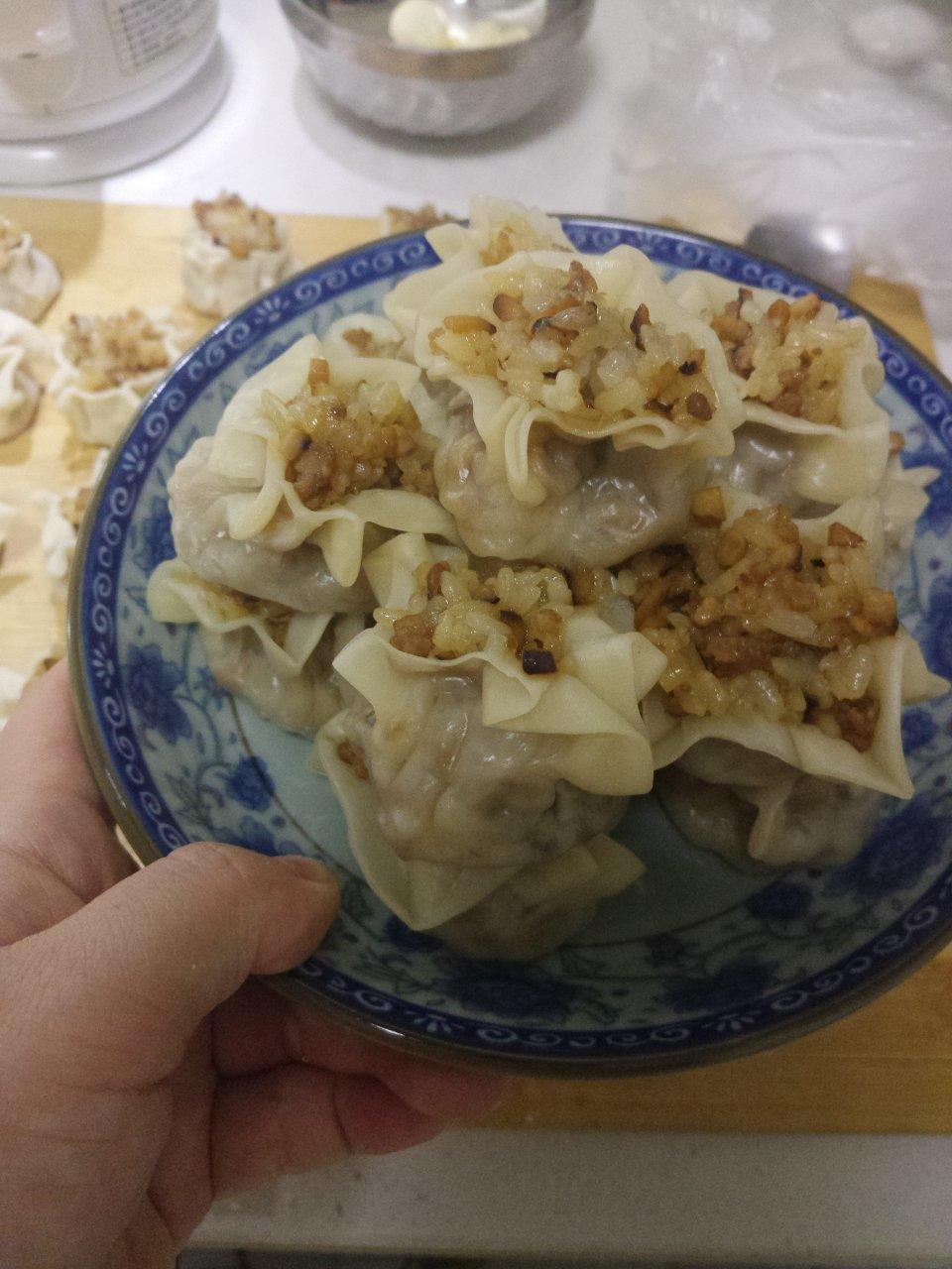 简易糯米烧卖（附烧卖包法）