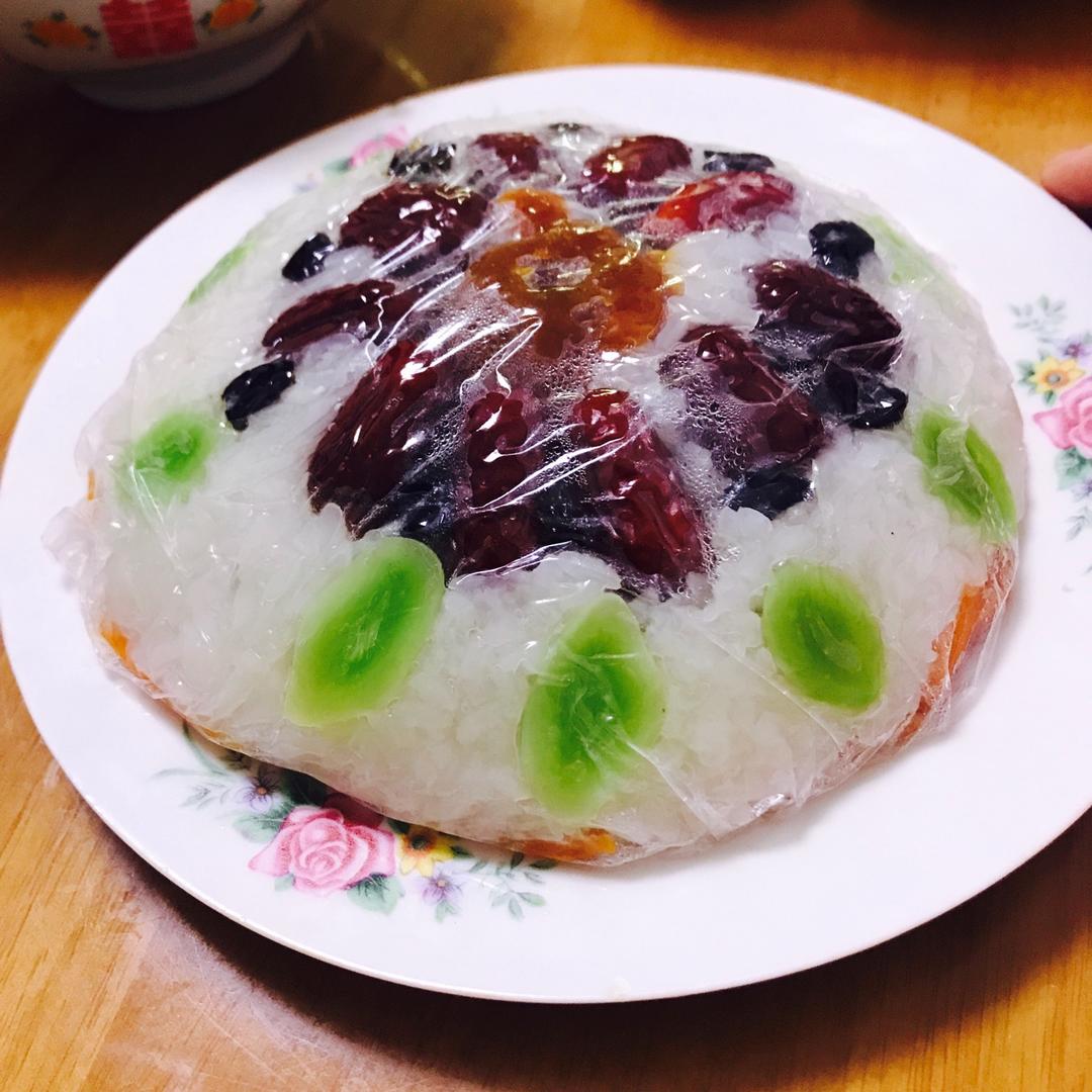 【猪油夹沙八宝饭】古法蒸糯米