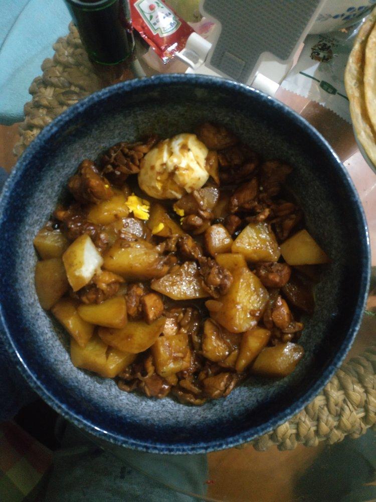 土豆烧鸡腿