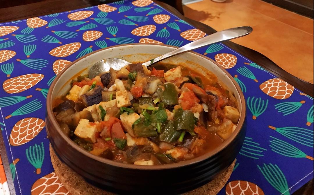 轻食·西红柿烧茄子（几乎无油！）快手减脂菜·健身餐