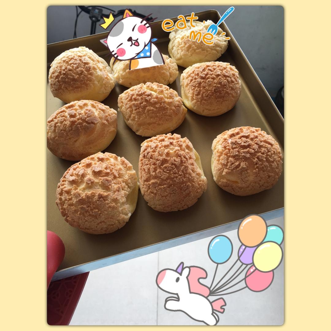 十分美味的酥皮泡芙