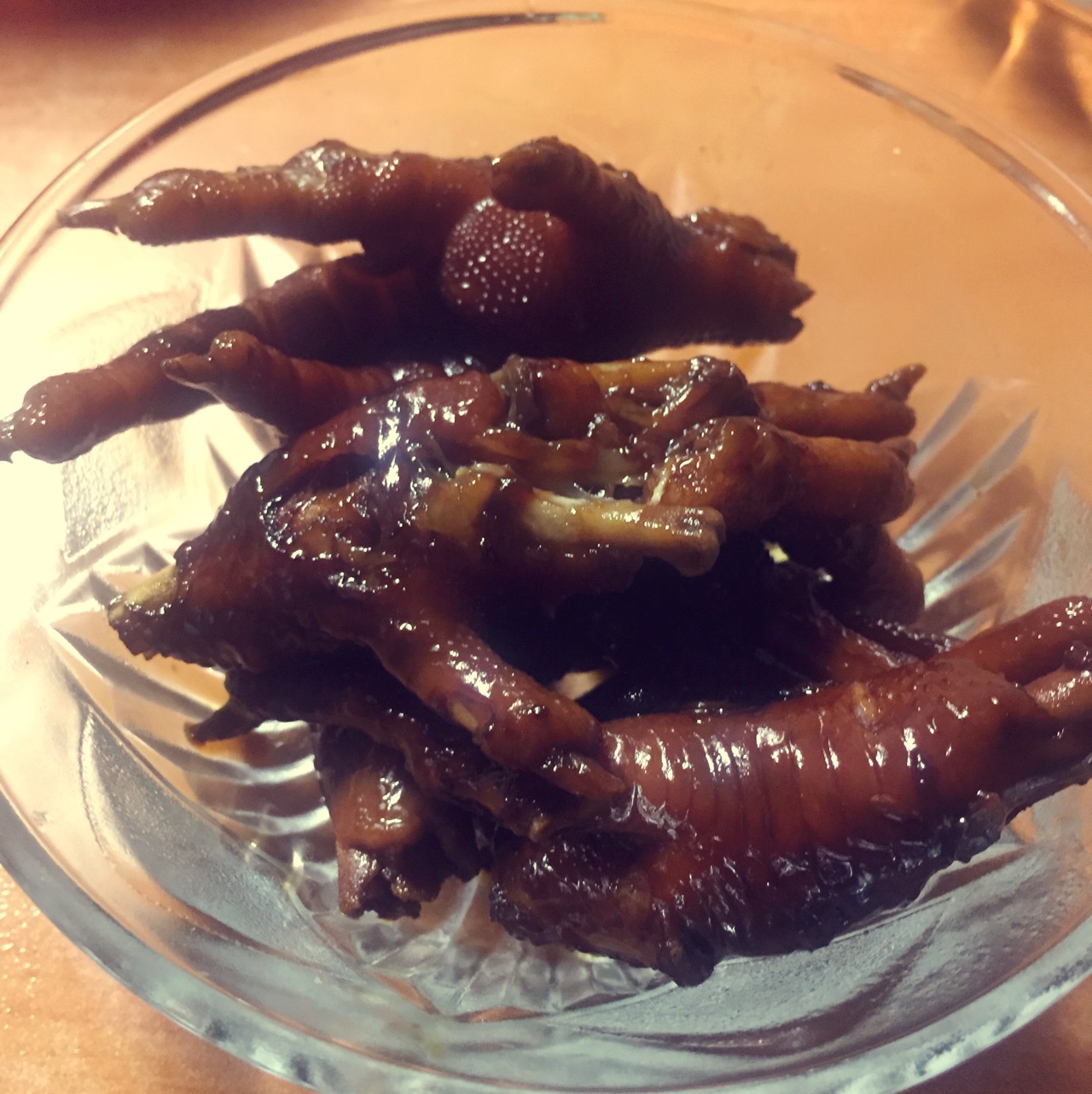 香辣卤鸡爪