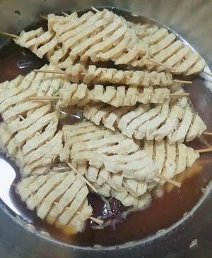 超级香的豆制品兰花串的做法 步骤2