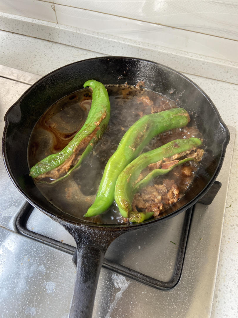 下饭菜肴--青椒酿肉