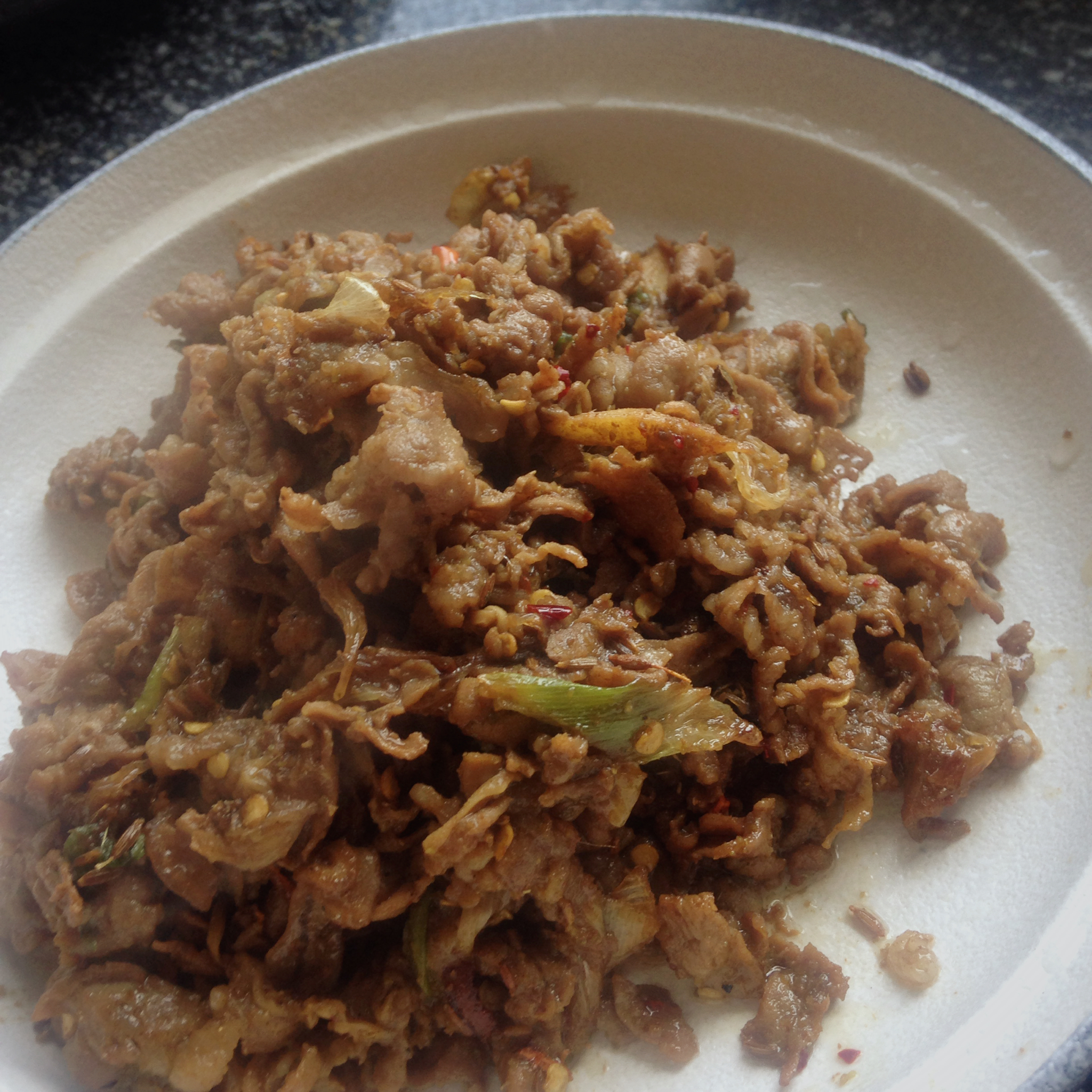 孜然羊肉片