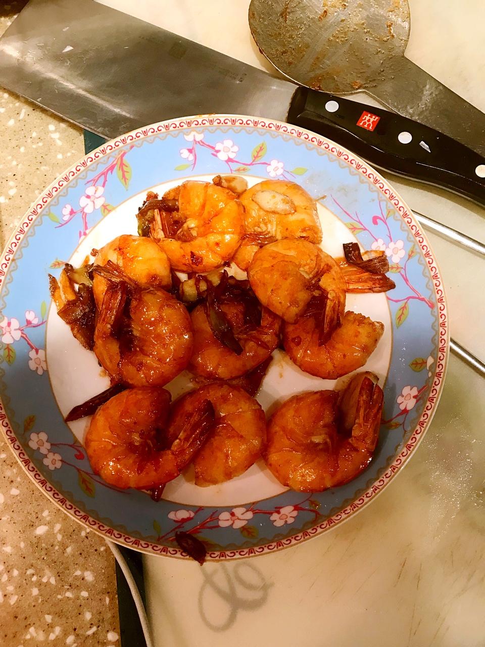 喼汁大虾（美食台）