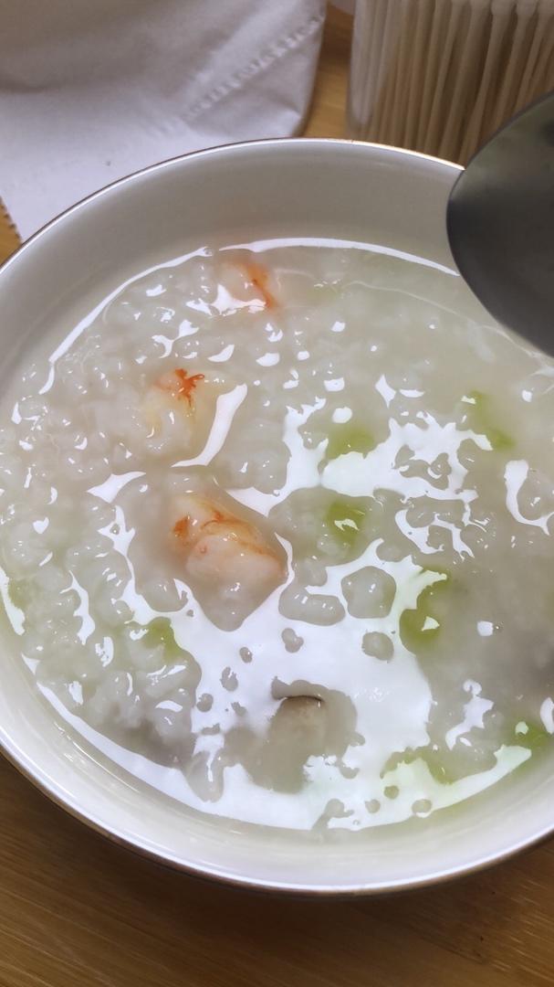 鲜虾香芹粥