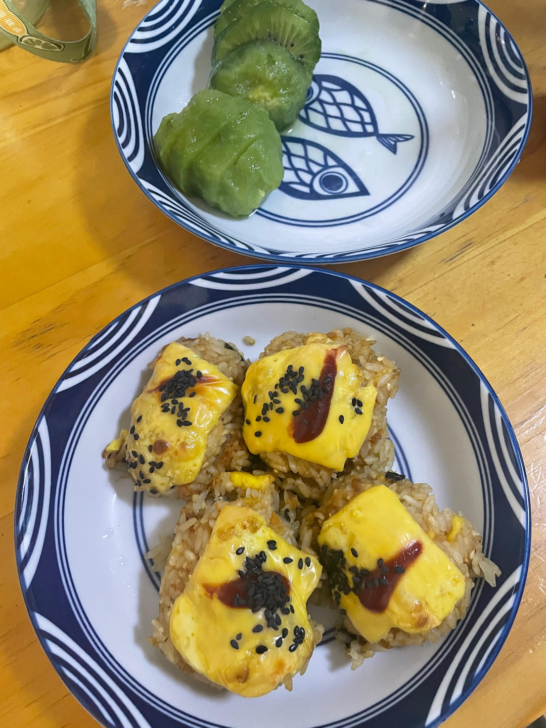 孩子们超喜欢的芝士烤饭团（空气炸锅版）