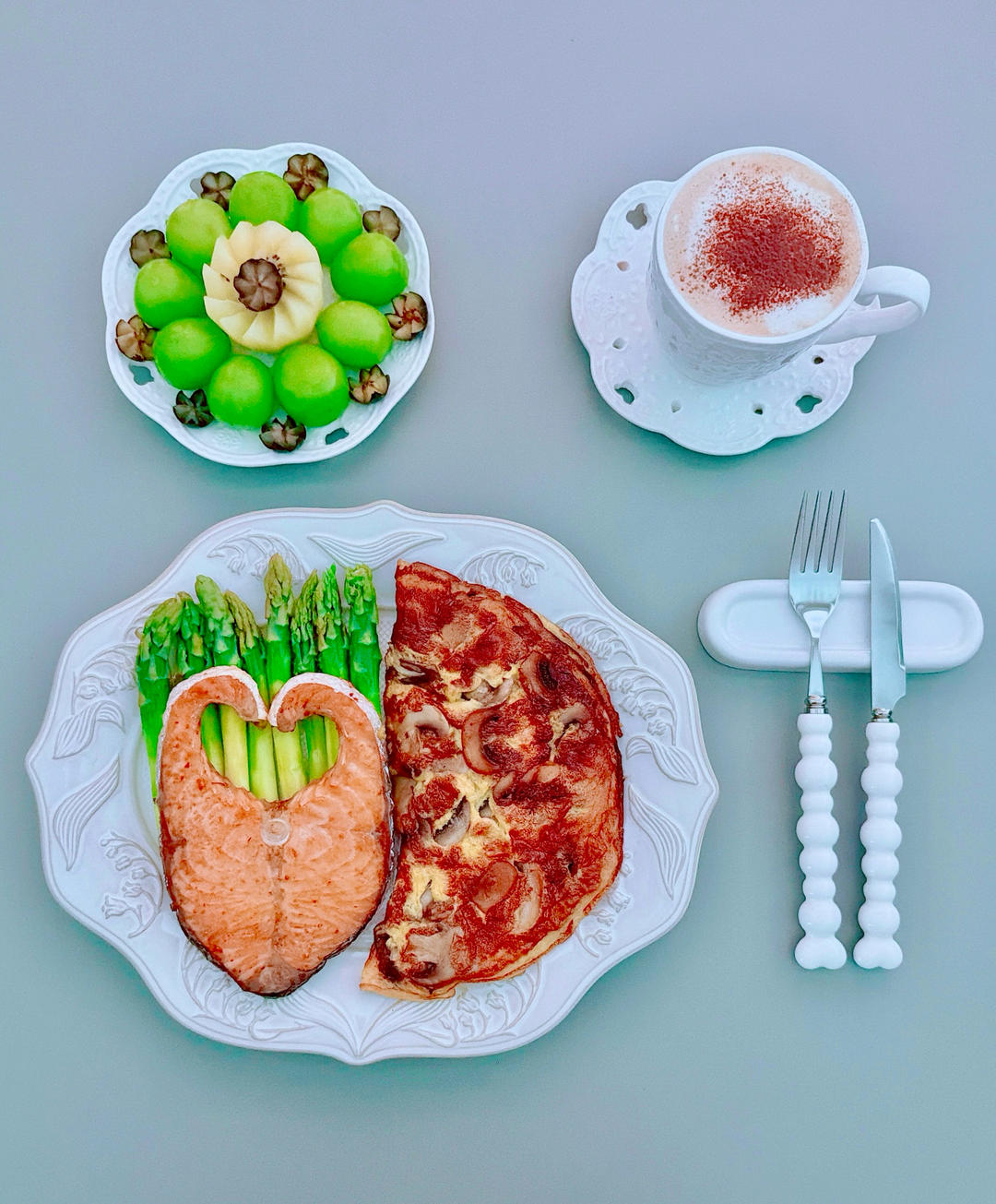 减脂期最爱-简单美味烤三文鱼