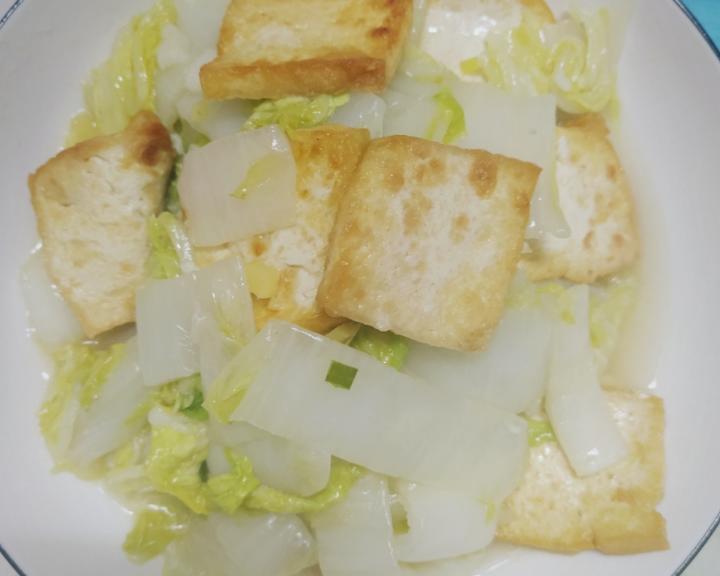 白菜炒豆腐