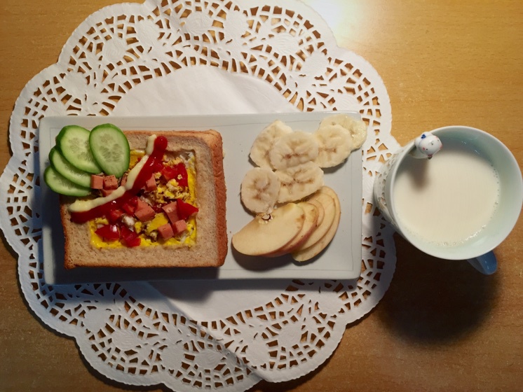 微波炉版西多士