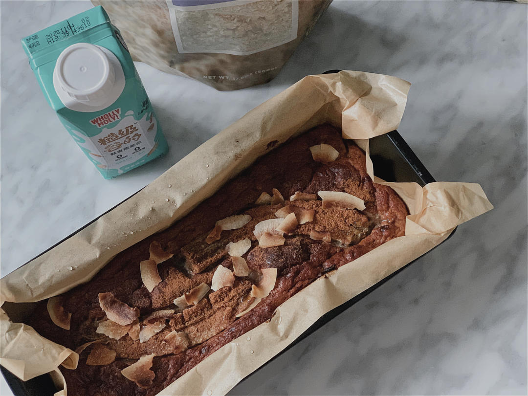 免揉 | 无油全麦香蕉面包