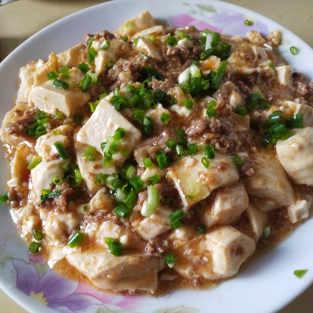 红烧豆腐肉沫番茄