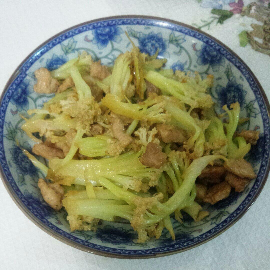 西兰花炒肉片