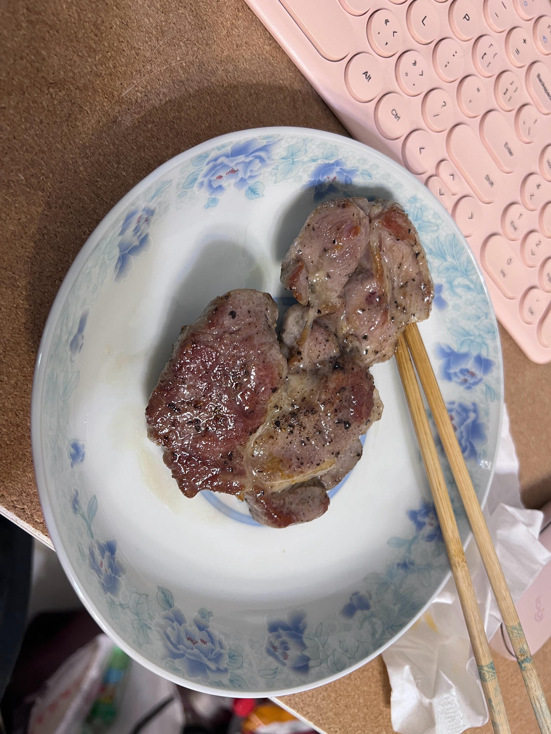 五分钟成就的宴客菜：香煎梅花肉