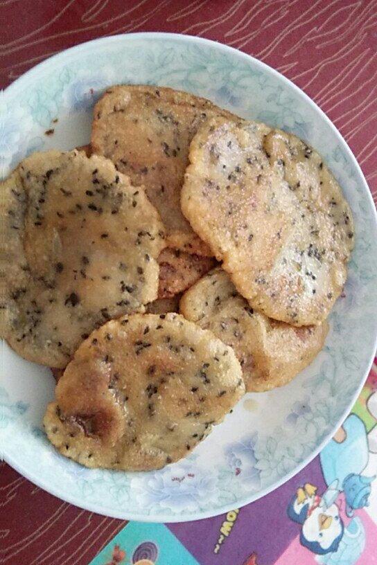 假如生活欺骗了你做的油饼(糯米粉)