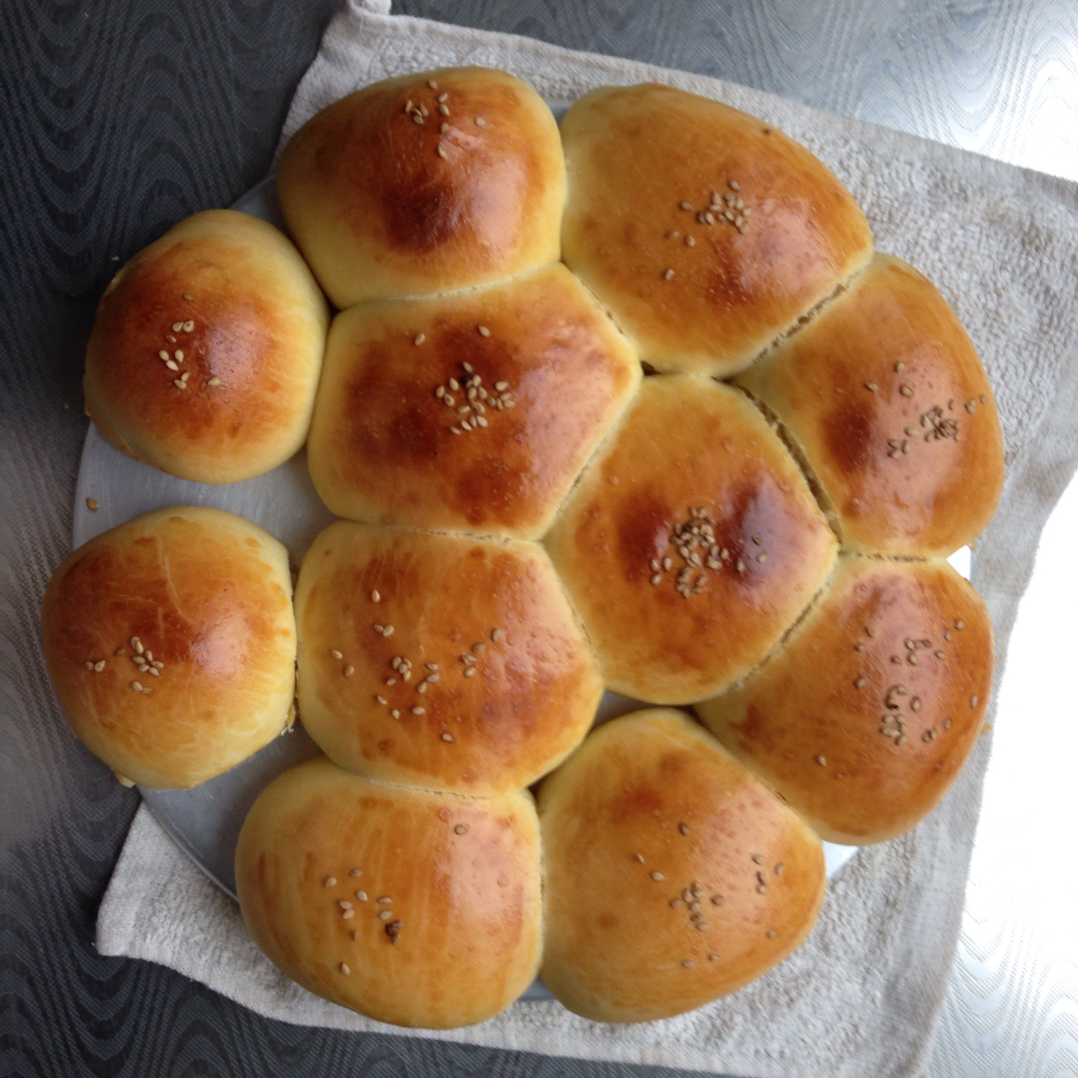 1a薇做的奶油软面包