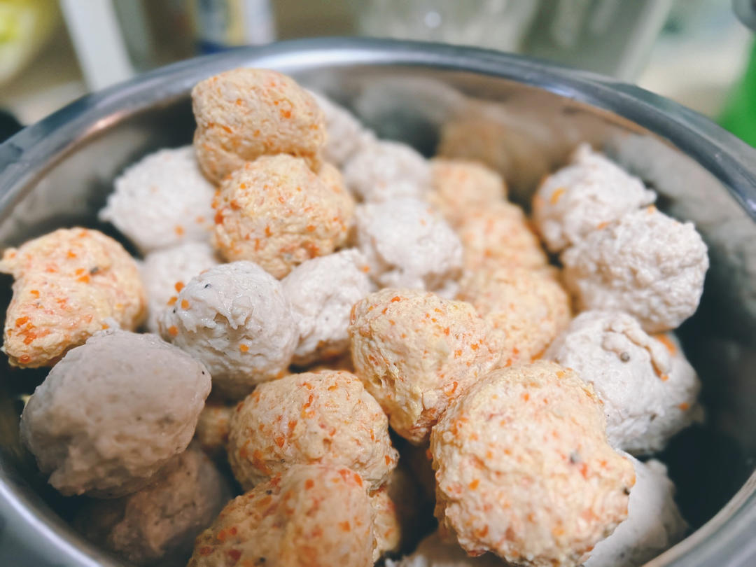 低脂且Q的鸡胸肉丸