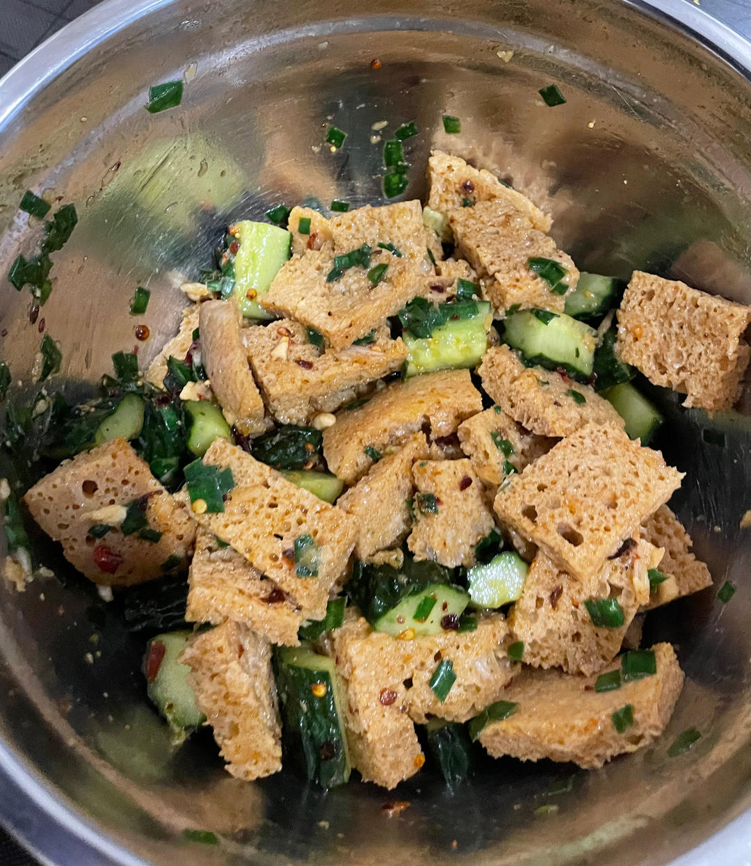 酿皮味的凉拌烤麸