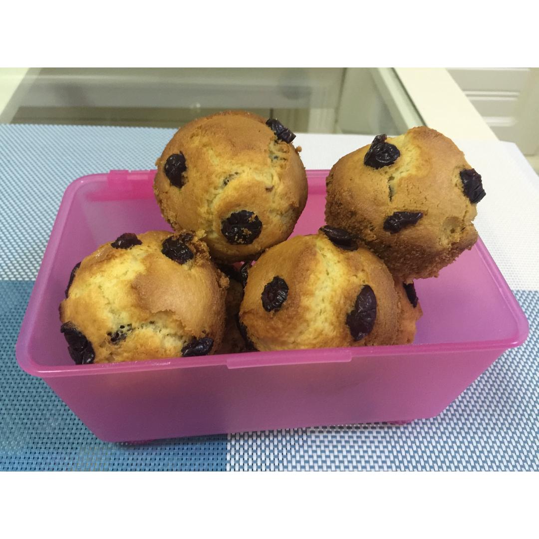 少女心的香蕉蔓越莓玛芬