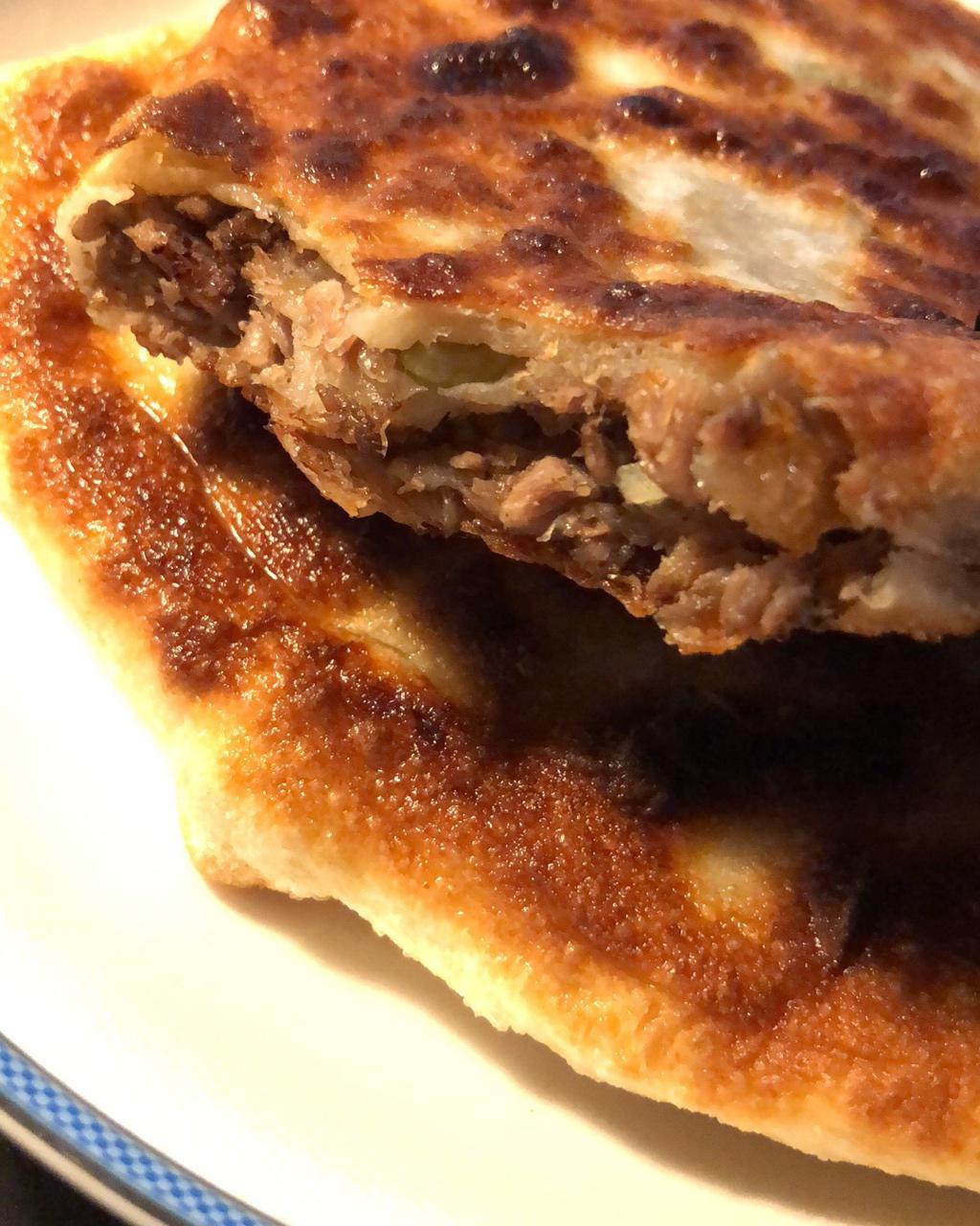 慢慢变瘦的胖子做的家常牛肉饼