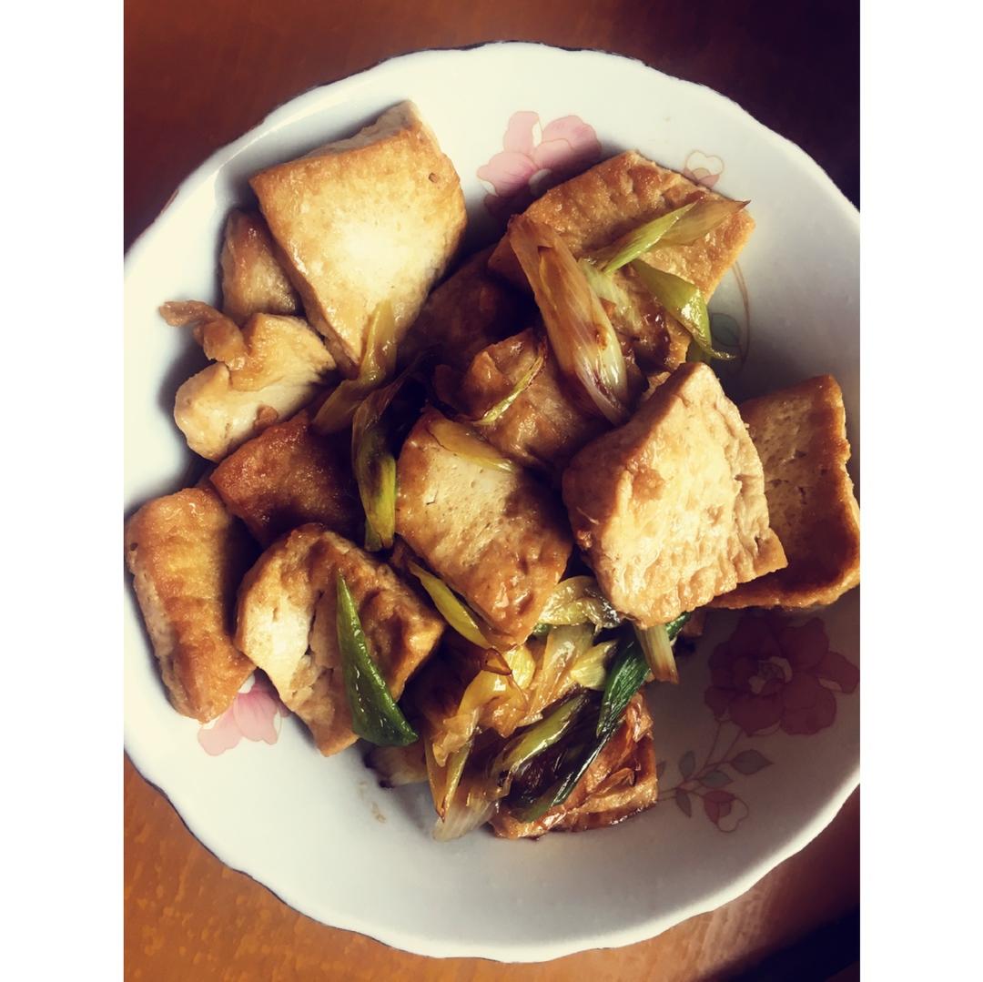 大葱烧豆腐