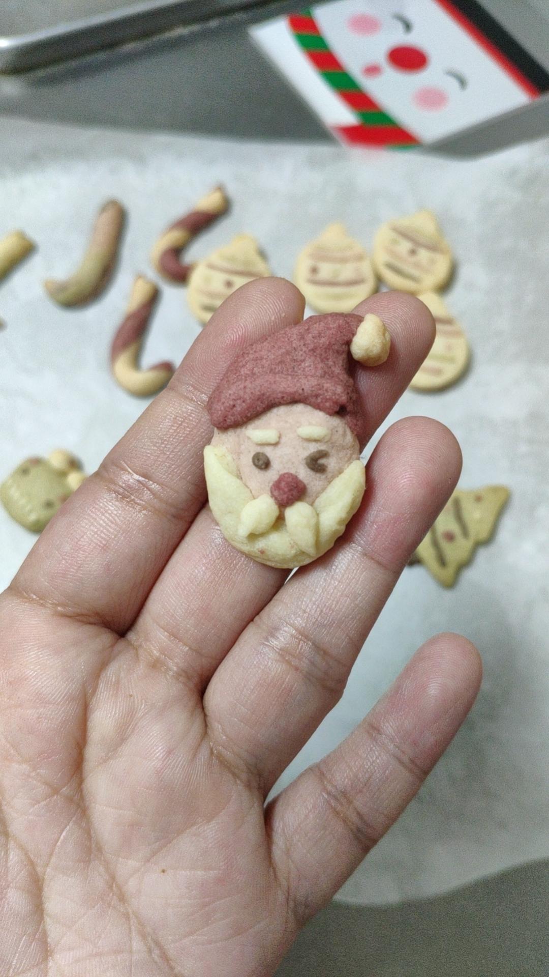 无需模具❗️ 卡通🎅🏻圣诞老人饼干