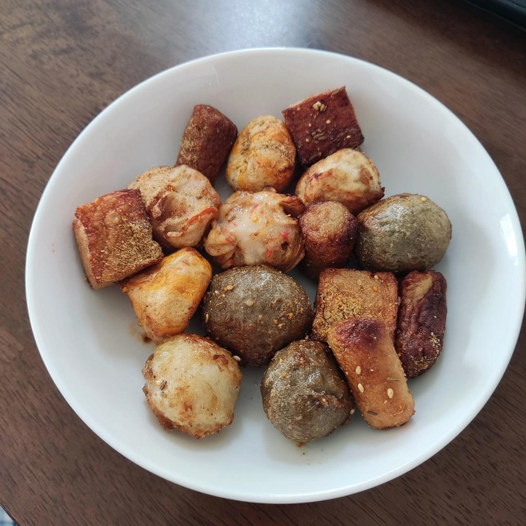 空气炸锅版 快手爆炸💥火锅丸子🍡