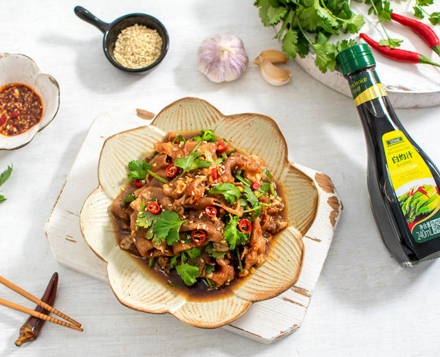 快手简单超美味!白灼香菜肥牛的做法