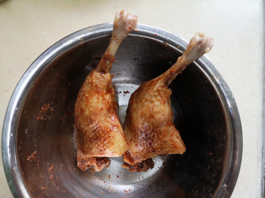先煮后烤丶浓香四溢的烤鸭腿的做法 步骤6