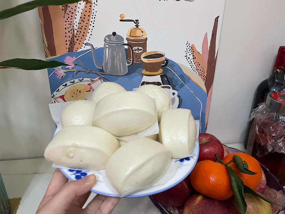 新手做馒头也能100%成功——附上非常详细的视频步骤（一次发酵法）