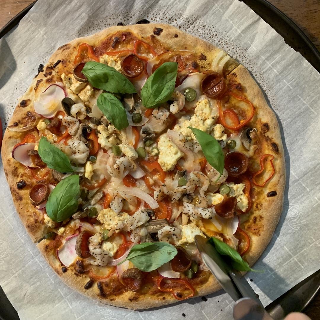 新手披萨饼皮pizza(能开餐厅那种)