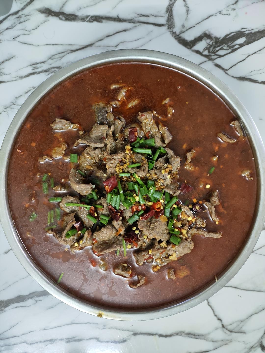 家常版超级详细的水煮牛肉水煮肉片