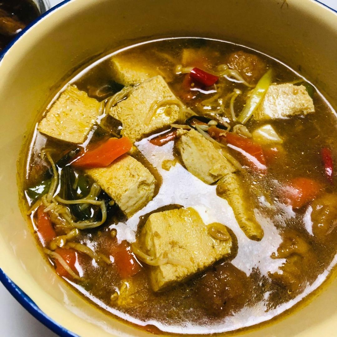 曼食慢语丨豆腐三吃·辣炖冻豆腐