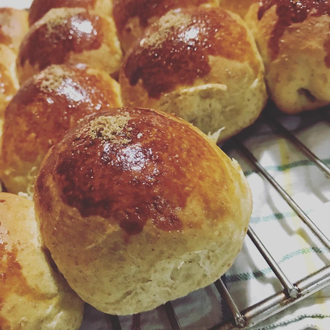 蜂蜜全麦早餐包丨健康·烘焙